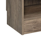 Prepac - Meuble de rangement étroit pour vestibule - gris vieilli - ensemble de 2-Chaque grand compartiment (excluant la tablette) : 13 po (l.) x 56,5 po (H.) x 14,75 po (P.)