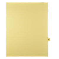 Markmaker - 25 tabs/PQT, 5 PQT/Boite, Intercalaires imprimes Legal, Chamois, 1/15th coupe| format lettre, sans trous, Numero 86-Intercalaires imprimes Legal