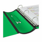 Staples − Reliure de qualité supérieure − 2 po − vert-Étiquette de dos facile à insérer, insérable de l’intérieur