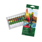 Derwent Academy - Peintures à l'huile - tubes de 12 ml - couleurs assorties - paquet de 12-Peinture à l'huile