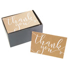 Mara-Mi - Note de remerciement - Papier kraft blanc de 3,5 x 5 - Paquet de 50-Dimensions : 3,5 po x 5 po
