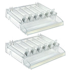 Azar - 6 Diviseur de compartiment Bac Cosmetic Play - clair - Paquet de 2-Vendu en paquets de: 2
