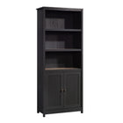 Sauder Cottage Road Bibliothèque avec 3 Tablettes - 71.5" H - Finition Raven Oak (431262)-Le Standard - Finition Raven Oak - Bois D'ingénierie