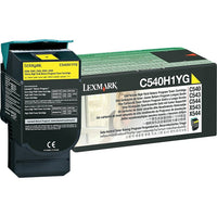 Lexmark - Cartouche de toner jaune C540H1YG, haut rendement-Cartouche de toner haut rendement : jusqu'à 2 000 pages