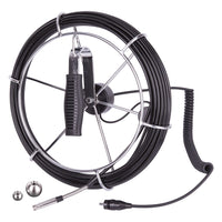 REED R8500-20M Tête de caméra 9.8mm sur enrouleur de câble 65.6' (20m)-Tête de caméra de 9 mm résistante à l’eau (IP67)