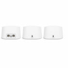 Système WiFi 6 bi-bande maillé Amazon eero 6 (1 routeur eero 6 + 2 extenseurs eero 6)-Couverture WiFi : Couvre jusqu’à 465 m2.
