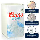 Coors Light - Réfrigérateur compact avec ouvre-bouteille - 3,2 pi3-Plage de température de 28  degré-F (-2  degré-C) à 50  degré-F (10  degré-C)