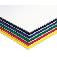 UCreate Panneaux de mousse, 6 couleurs assorties, 50,8 cm x 76,2 cm, 10 feuilles-Couleurs assorties