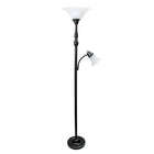 Elegant Designs – Lampe de sol à incandescence, restauration bronze (LF2003-RBZ)-Fini en restauration bronze