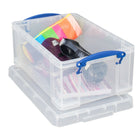 Really Useful Boxes – Boîtes de rangement de 9 l, transparent-Matériau : plastique