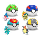 Mattel - Offre groupee Pokeball Generations - 4 paquets-Chaque ensemble comprend 4 Poke Balls et 4 personnages assortis, les styles peuvent varier.