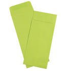 JAM Paper Enveloppes format livret de teinte claire avec fermeture gommée, 5 x 11 1/2 po, vert lime, 1000/paquet-Matériau : Papier