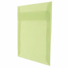 JAM Paper Enveloppes translucides de 6,5 x 6,5 po, vert feuille, 50/paquet-Intérieur vierge où écrire un mot personnalisé