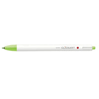 ClickArt Retractable Marker Pen, Vert clair-Parfait pour la journalisation, le codage couleur, le dessin et l’écriture quotidienne