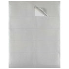 Jam Paper Étiquettes postales, 2 x 4 po, argent métallique, 120/paquet (40732539)-Pour imprimantes laser ou à jet d’encre