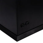 CTG – Lanterne à flamme DEL, avec poignée, noir-Batterie: la lanterne LED décorative nécessite x2 piles C pour fonctionner (non incluses) ou un cordon USB de 3 m (inclus)