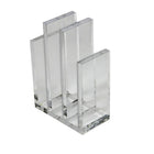 Classeur et appuie-livres acryliq., transp, 1/2po-1
