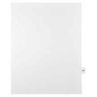 Mark Maker – Onglets séparateurs juridiques blancs, 1/15 onglets, format lettre, sans trous, numéro 147, 25/paquet-Onglets séparateurs blancs, 1/15 onglets