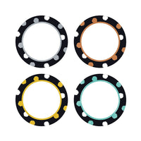 TREND enterprises Inc. Mini ensemble d'accessoires, points et cercles, aspect métallique, assortis, 36 pièces-Formes de papier décoratif précoupées pour les expositions, l’artisanat, les activités éducatives et les messages