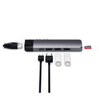 Satechi Hub USB-C Pro Adaptateur avec Ethernet - Gris sidéral-1 x Gigabit Ethernet - supports 10/100/1000Mbps