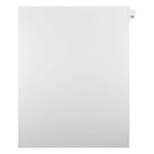 Mark Maker – Onglets séparateurs juridiques blancs, 1/25 onglets, format lettre, sans trous, numéro 126, 25/paquet-Onglets séparateurs blancs, 1/25 onglets