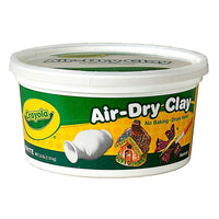 Argile sèche à l'air Crayola, 2,5 lb, paquet de 4-Plus lisse, plus fine et moins collante que l'argile traditionnelle, ne nécessite ni four ni four