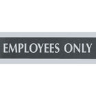 Headline Sign - Affiche « EMPLOYÉS SEULEMENT », anglais (EMPLOYEES ONLY)-S'agence bien avec le décor du bureau  