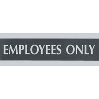 Headline Sign - Affiche « EMPLOYÉS SEULEMENT », anglais (EMPLOYEES ONLY)-S'agence bien avec le décor du bureau  