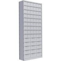 Metalware – Étagère sans boulons RK940, 15 tablettes, 36 x 18 x 88 po, gris pâle-Système de tablettes ajustables offrant un espace de rangement solide, mais économique qui convient à vos besoins