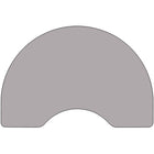 Flash Furniture – Table d’activités, dessus thermofusionné et pattes à hauteur ajustable, 48 po larg. x 96 po long, gris-Forme : Reins