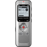 Philips - DVT2015 Enregistreur vocal 8 Go avec Semly Cloud-Les deux microphones stéréo de haute qualité offrent une qualité sonore cristalline lors de l'enregistrement de notes, d'idées et de réflexions en déplacement