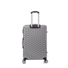 TOSCANO RIGOROSO Bagage à main rigide 20 po - Argent titane-Coque rigide en ABS
