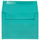 JAM Paper Enveloppes de pap. rec. avec ferm. gommée Brite Hue, format invitation, 4 3/4 x 6 1/2 po, bleu de mer, 100/paquet-Taille : A6 (4 3/4 x 6 1/2 po)