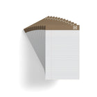 TRU RED - Bloc-notes à réglure étroite, 5 x 8 po, blanc, 50 feuilles/bloc, paquet de 12-Taille des feuilles : 5 x 8 po