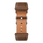 HUAWEI Bracelet de cuir de veau classique pour les montres GT 2/GT 2 Pro/GT 3 Série 46mm et Watch 3 Pro Série - brun foncé-Des trous d’aération moulés permettent à votre poignet de respirer et les matériaux résistants aux éclaboussures permettent au bracelet de résister aux rigueurs de la vie quotidienne.