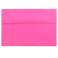 JAM Paper Enveloppes de couleur vive A8 en papier recyclé fuchsia intense, 250/paquet-Enveloppes de couleur vive en papier recyclé fuchsia intense