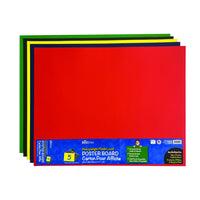 Royal Brites - Tableau d'affichage Primaire de Qualité Supérieure - 22 po x 28 po - Assorti - Paquet de 5-Résistant à l'eau et à la décoloration