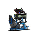 Next Level Racing - Cockpit de course GTElite Ford GT Édition - Bleu-Châssis de base entièrement fermé pour la résistance et l'esthétique ainsi que des profilés en aluminium monobloc pour la rigidité requise pour le mouvement