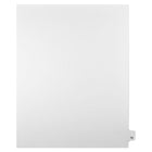 Mark Maker – Onglets séparateurs juridiques blancs, 1/25 onglets, format lettre, sans trous, numéro 74, 25/paquet-Onglets séparateurs blancs, 1/25 onglets