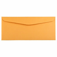 JAM Paper #14 Enveloppes recyclées - 5" x 11 1/2" - Manille Kraft Brun - Paquet de 100-Couleur : Kraft Brun