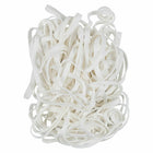 JAM PAPER - elastiques colores, Taille 64, Paquet de 100, Blanc-Taille : 64 (3 1/2 x 1/4 pouces)