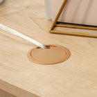 Sauder 66"W La Collection Whitaker Point Bureau Ministre - Finition Natural Maple-  Finition Natural Maple