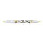Zebra – Surligneur double pointe style stylo Mildliner, jaune doux-L'encre résistante à l'eau douce est translucide et excellente pour la stratification