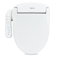 Brondell – Bidet avancé Swash SE400 à siège allongé, blanc (SE400-EW)-Réglages de température et de lavage sous pression personnalisables 