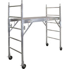 Metaltech – Échafaudage mobile, aluminium, 75 po x 74 po (CAISC)-Matériau du cadre : Aluminium