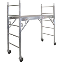 Metaltech – Échafaudage mobile, aluminium, 75 po x 74 po (CAISC)-Matériau du cadre : Aluminium