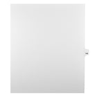 Markmaker - Intercalaires imprimes Legal, Blanc, 1/25th coupe, format lettre, sans trous, 25 tabs/PQT, 5 PQT/Boite, Numero 139-Intercalaires imprimes Legal