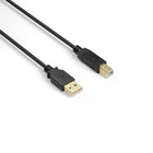 NXT Technologies - NX29931 16 ' USB A mâle / B Mâle, Noir-Connecte USB-B Mâle À USB-A mâle