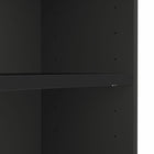Bush Furniture - Bibliothèque haute à 5 tablettes Universal de Bush Furniture - ensemble de 2, noir-Les caractéristiques de sécurité Tip Guard(TM) comprennent un design stable et du matériel de fixation murale
