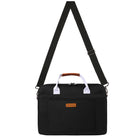 Vangoddy Sac de transport à bandoulière avec poignée pour ordinateur portable 14 po - Noir-Transportez et protégez vos appareils avec style et confort avec ce sac messager en nylon sergé